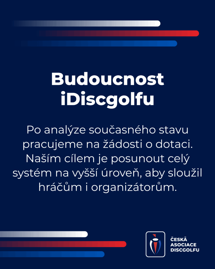 Zpráva pro komunitu o stavu vývoje iDiscgolfu